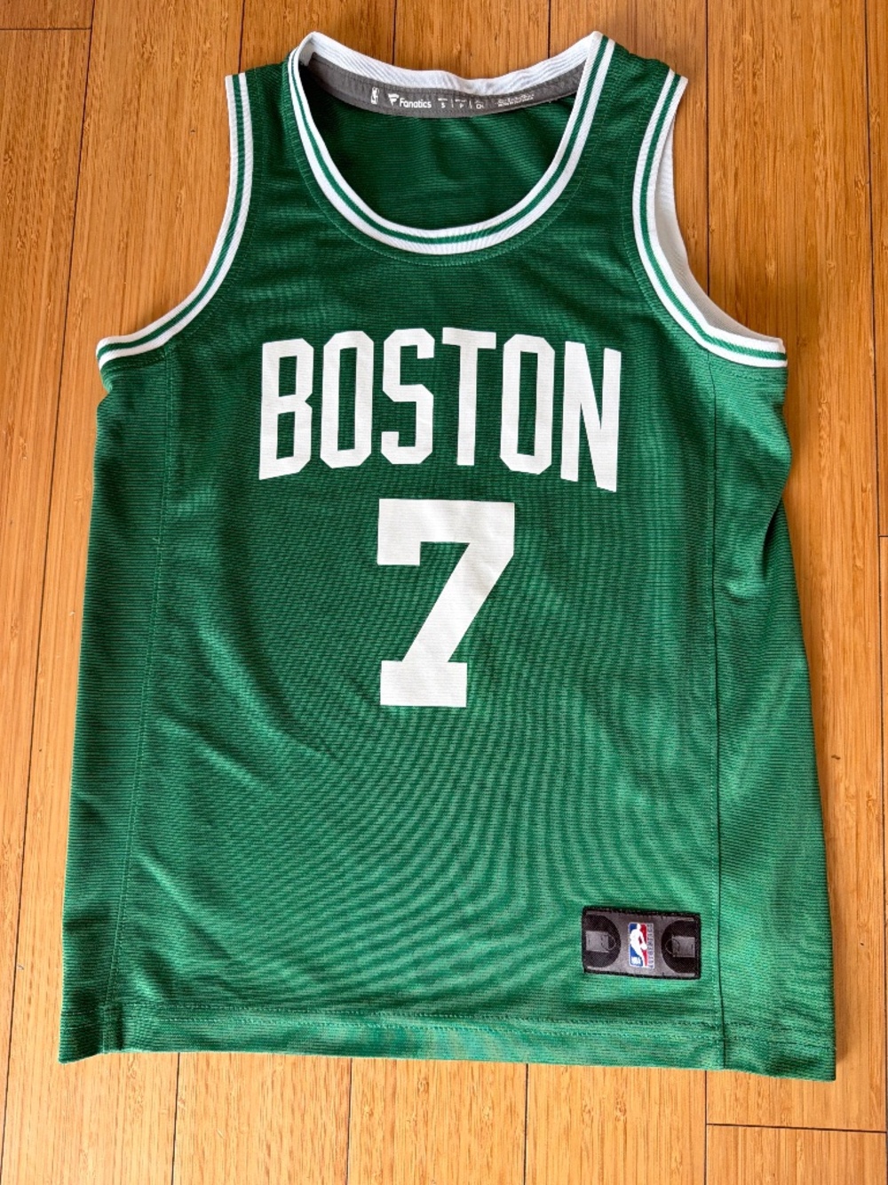 Celtics Fanatics Jersey Brown Small